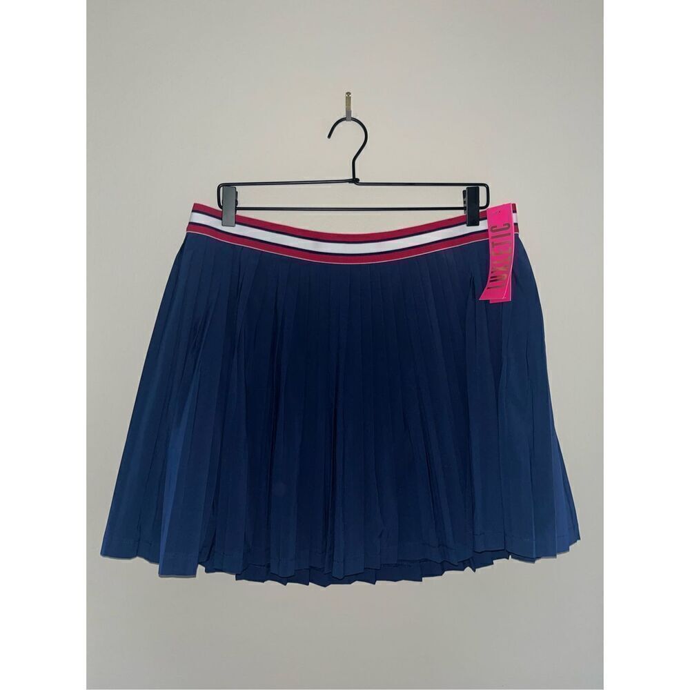 NWT Lilly Pulitzer Luxletic Makara Skort Low Tide Navy XL UPF 50 - Picture 2 of 5